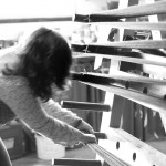 process - hand stake warping